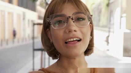 Colombian Beauty's First Cum Swallow