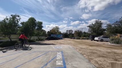 Biking Latina POV Facial