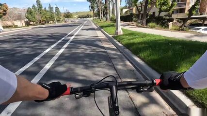 Bike POV Facial Cumshot