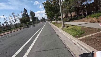 Biking Latina POV Facial
